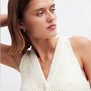 Madewell  Cutaway Sweater Vest in Bright Ivory Size Large NWT Photo 4