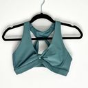 SoulCycle SOUL BY  Twisted Half Racerback Sports Bra Teal Green Size M Photo 2