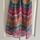 Charlie Jade  Women’s Multi Color Striped Spaghetti Strap Dress Photo 6