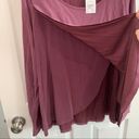 Cato NWT‎  burgundy long sleeve athleisure top 14/16 Photo 3