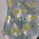 Lulus Lulu’s Blooming Love Light Blue Yellow Floral Jacquard Mini Dress size Medium Photo 5