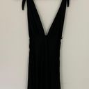 Vix Paula Hermanny VIX Black Halter Tie On Gold Coverup Multiple Style Dress Photo 3