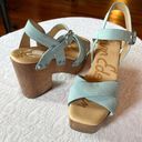 Sam Edelman  Women's Josefine Sky Blue Platform Wedge Sandals Size 7.5 Photo 2