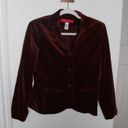 Anne Klein Vintage  70s Rusty Tan Velvet Blazer Size 8 Photo 3