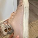 The Great Royal Perforated Sneakers In Blush Photo 1