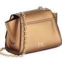 Zac Posen  NEW Eartha Mini Gold Leather Crossbody Bag Photo 1