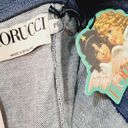 Fiorucci  Denim Bodice Mini Dress in Blue Photo 9