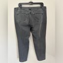 J.Jill  Womens Mid Rise Slim Ankle Jeans 14 Gray Denim Comfy Stretch Photo 8