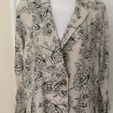 J.Jill New  Women's Beige Floral Jacket, Sz S. Photo 1