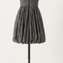 Tracy Reese  ANTHROPOLOGIE Striped Bubble Hem Dress Black White Sleeveless Party Photo 1