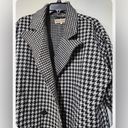 Free People  Houndstooth Chelsea Wool Coat Size L. $268 . H Photo 3