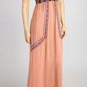 Flying Tomato  Women’s Lace and Embroidered Maxi Dress Junior size m Photo 0