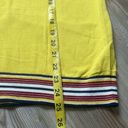 Talbots  sweater vest Yellow Striped trim Womens size XL Preppy Casual Knit Photo 6