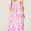 Peter Som  Collective Pink Floral Midi Dress Photo 1