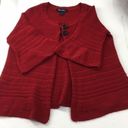 Denim & Co sweater jacket M Red Size M Photo 5