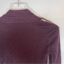 ALLSAINTS  Maroon ASYMMETRICAL SWEATER Long Sleeve Wrap Size Small Photo 11