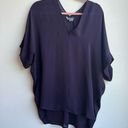 Vince  100% Silk Bordeaux Red Dolman Relaxed Oversize Career Blouse Size Medium Photo 0