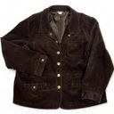 Christopher & Banks  Brown Corduroy Blazer Shacket XL Photo 11