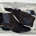 Rag and Bone  Black Suede Studded Westin Boot Photo 9