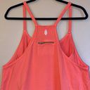 Free People NEW! $60  Movement Large HOT SHOT MINI DRESS Ruby Red Coral Shorts Photo 3