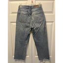 GRLFRND  size 26 Helena Cropped Raw Hem Blue Jeans Button Fly Women’s Photo 5