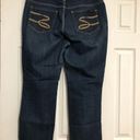 Seven7  medium‎ wash jeans flare style women’s size 14 Photo 3