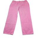 Madewell READ  Baggy Straight Jeans Garment Dyed Edition Women’s Size 32 Pink Photo 0