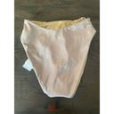 Good American NWT  Sz 1 S High Waist Gold Mink Metallic Bikini Bottom Reversible Photo 7