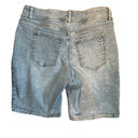 Lane Bryant  Women Jean Shorts Light Wash Longer Length Size 18 Blue Denim Staple Photo 2