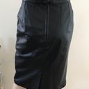 Vintage 90s High Waist Leather Skirt S/M Black Photo 1