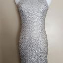 Hollister Champagne Sequin Mini Dress by , Women's XS Photo 8