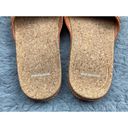 Patagonia  orange swell floral leather slides Photo 3