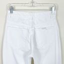 Rolla's  High Waisted Distressed Original Straight Leg Jeans in Layla White Photo 7