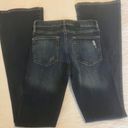 Gap  Flare Jeans Women's Size 2 Blue Mid Wash Distressed 5-Pocket Zip Closure Photo 6