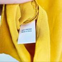 Allison Joy  Yellow‎ Mustard Sleeveless Top XS Photo 5