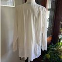 Fashion Bug Vintage  Blouse White Peasant Long Sleeve V-neck Embroidered Women Photo 3