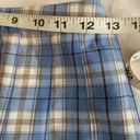 Urban Outfitters U.O.  Plaid Mini Pleated Skirt Blue & White Sz S Photo 4