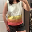 Christopher & Banks Vintage Large  Rainbow Cotton Tank Top Photo 7