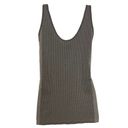 Spanx  Laid Back Layers Non-Shaping Ribbed Gray Tank Top XL NWT Photo 2