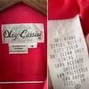 Oleg Cassini Vintage  HOT neon pink double breasted blazer jacket size 14/L Photo 6