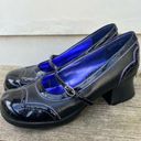 Candie's Y2K  Chelly Black Purple Gothy Witch Patent Heels Size 10 Photo 2