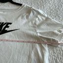 Nike Women’s White Logo Crop Top Small Photo 6