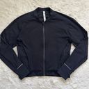 Lululemon Two Track Mind Jacket Bomber Full Zip Up W3CITS Athletic Black M Photo 0