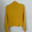 Wild Fable turtleneck top crop length mustard yellow  Photo 5