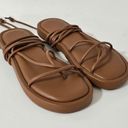 American Eagle  Brown Platform Lace Up Sandals Size 7 Photo 2