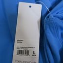 Yogalicious  Womens L Lux Crosstrain Half Zip Jacket in Marina Blue NEW Photo 10