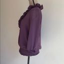 AB Studio  lavender layered blouse Photo 4