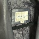 Cole Haan  Faux Leather Jacket Navy Size S Photo 1