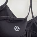 Lululemon  Roll Out Tank (First Release) in Black Athletic Yoga Built-in Bra 6 Photo 8