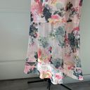 Bebe NWT  print ankle crop maxi skirt pink floral Photo 1